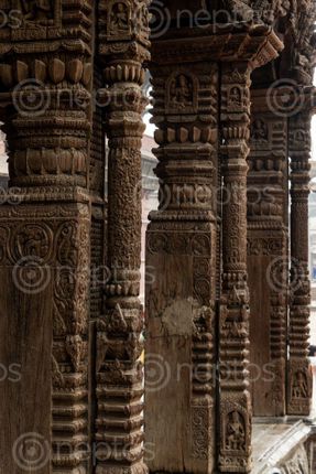 Find  the Image wood,carving,temple,patan,durbar,square,world,heritage,site,declared,unesco  and other Royalty Free Stock Images of Nepal in the Neptos collection.