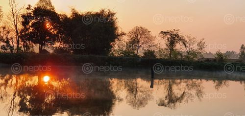 Find  the Image morning,beauty,sunrise,reflected  and other Royalty Free Stock Images of Nepal in the Neptos collection.