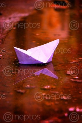 Find  the Image paper,boat,reflection,sms,photography  and other Royalty Free Stock Images of Nepal in the Neptos collection.